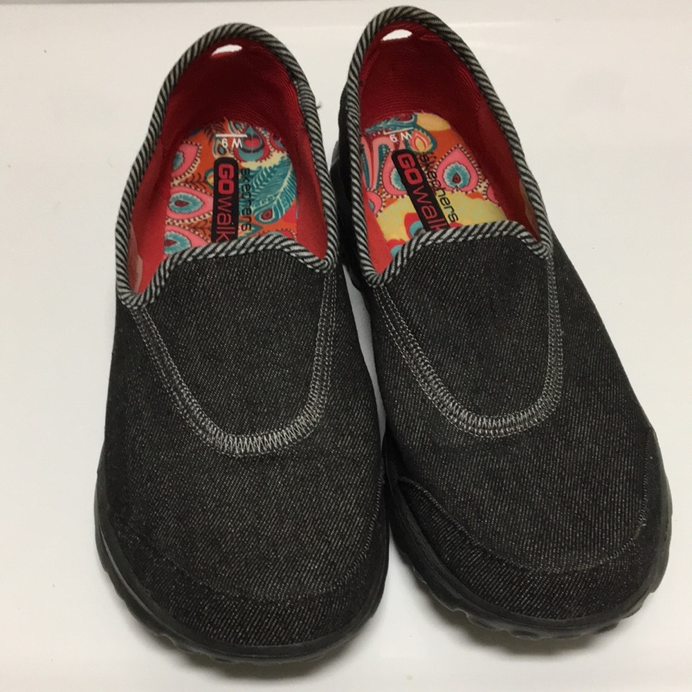 Skechers Black Slip-On Women's Shoes